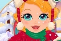 Bébé dans la neige Bébé dans la neige