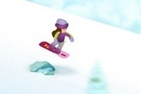 Betty en Snowboard Betty en Snowboard