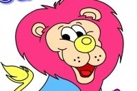 Coloriage lion fier Coloriage lion fier