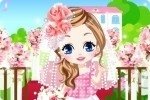 La petite fille en fleur La petite fille en fleur