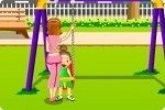 Maîtresse au terrain de jeux Maîtresse au terrain de jeux