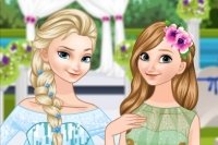 Elsa la mariée et Elsa la demoiselle d'honneur