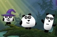 Fantaisie des 3 pandas